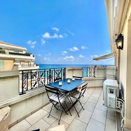 'Le Victoria Beach' Vue Mer Plein Centre, Spacieux Menton Luaran gambar
